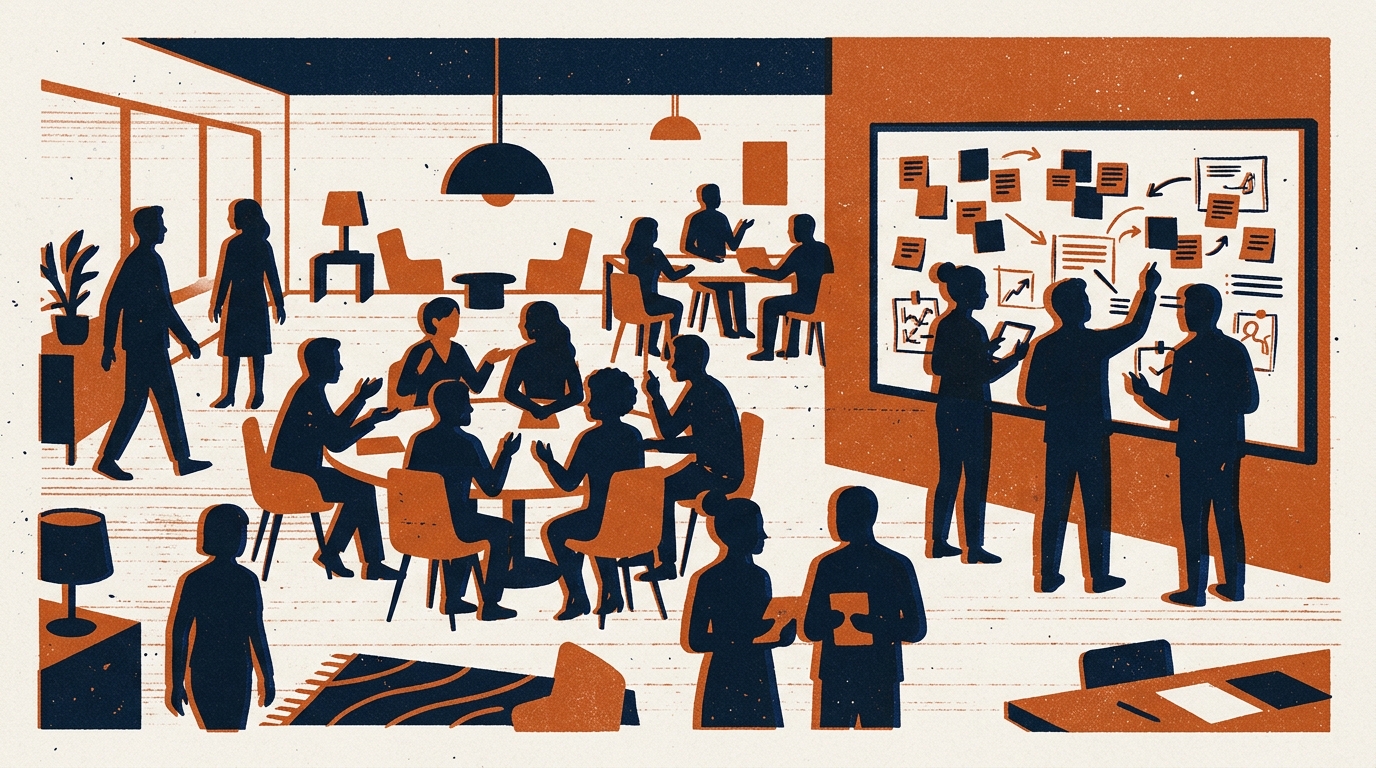 Corporate culture illustration